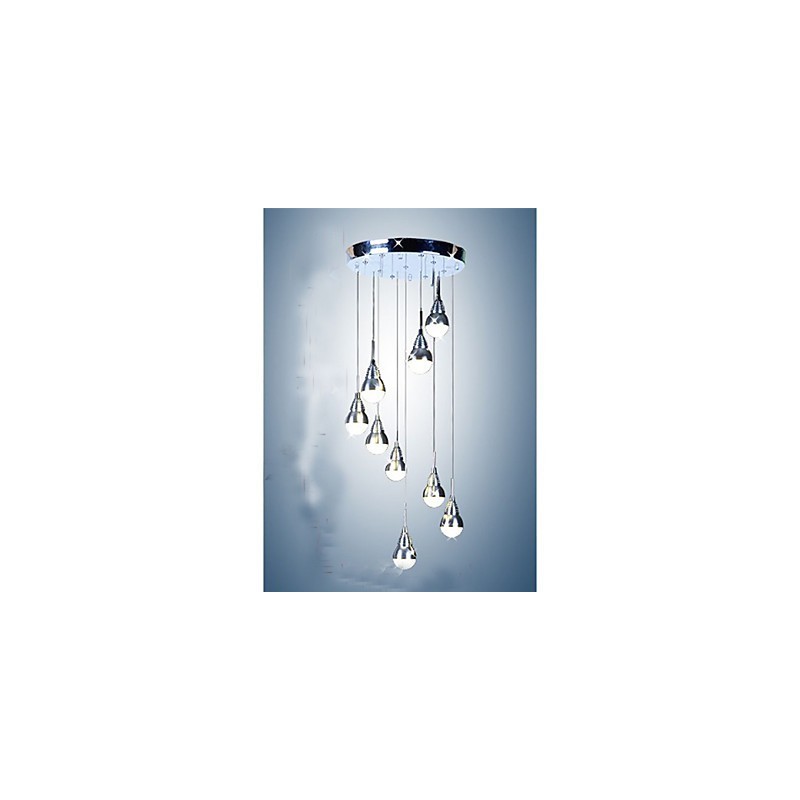 Lampy a lucerny Schodisková 9 hlavová stropná lampa