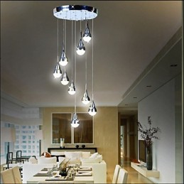 Lampy a lucerny Schodisková 9 hlavová stropná lampa