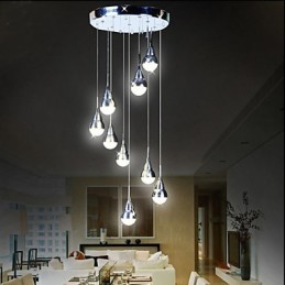 Lampy a lucerny Schodisková 9 hlavová stropná lampa