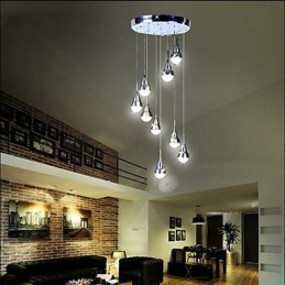 Lampy a lucerny Schodisková 9 hlavová stropná lampa