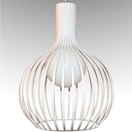 Americká retro zmluvná kovaná železná lusterová lampa z klietky