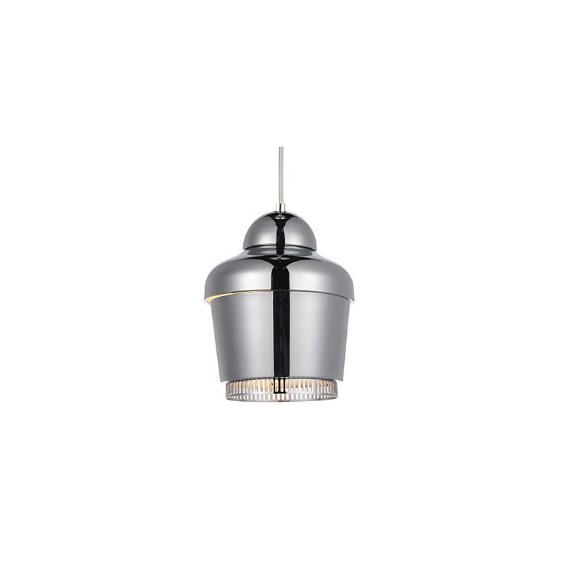 Závesná lampa 1 Svetlá Moderná Jednoduchosť Zlatá Chrómová Čierna Biela Kovový luster z uhlíkovej ocele