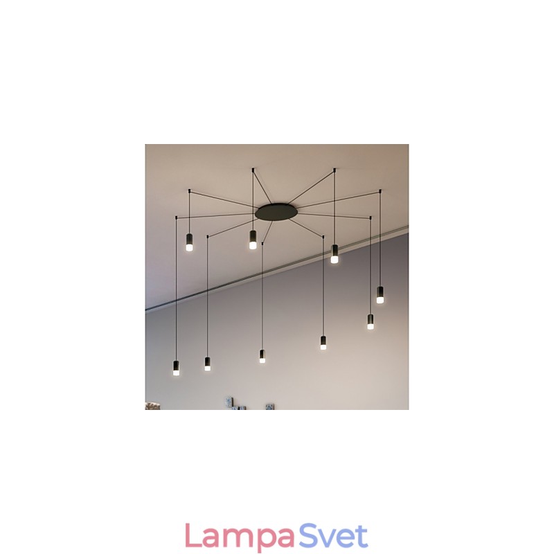 Závesné svietidlo so zmluvným a geometrickým dizajnom kábla pre severnú Európu