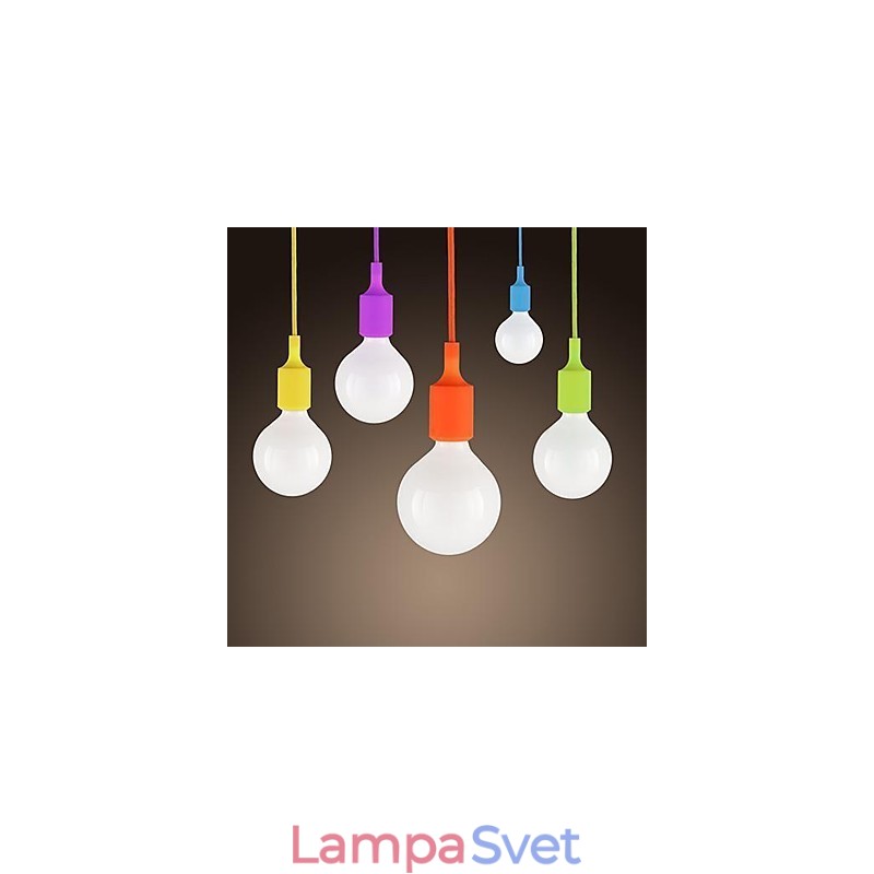 Mini prívesok 1 svetlý moderný minimalistický silikónové cukríkové farby