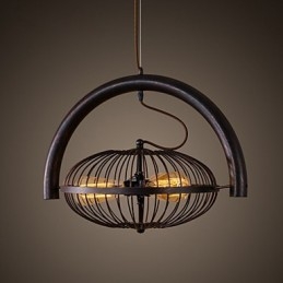 Retro klasické kovové stropné ventilátorové svietidlá Jednoduché závesné svietidlá Závesná kaviarenská lampa