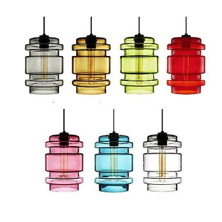 Candy Color Jednohlavý umelecký sklenený luster Sklenené tienidlo (Bielošedá Žltá Zelená Červená Ružová Modrá) Candy Color Jednohlavý umelecký sklenený luster Sklenené tienidlo (Bielošedá Žltá Zelená Červená Ružová Modrá)