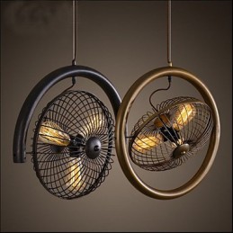 Závesné svietidlo Retro Industrial Wind lamp v americkom štýle