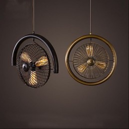 Závesné svietidlo Retro Industrial Wind lamp v americkom štýle