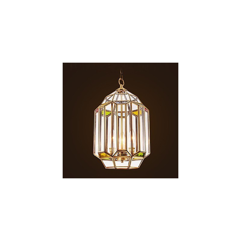 Plne medená farebná lampa