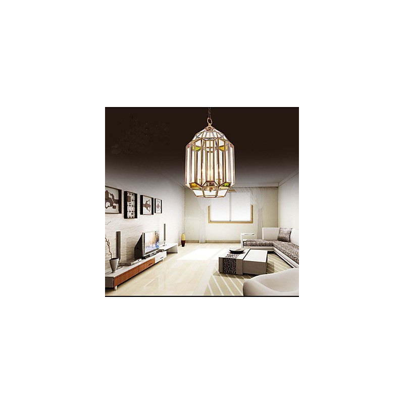 Plne medená farebná lampa