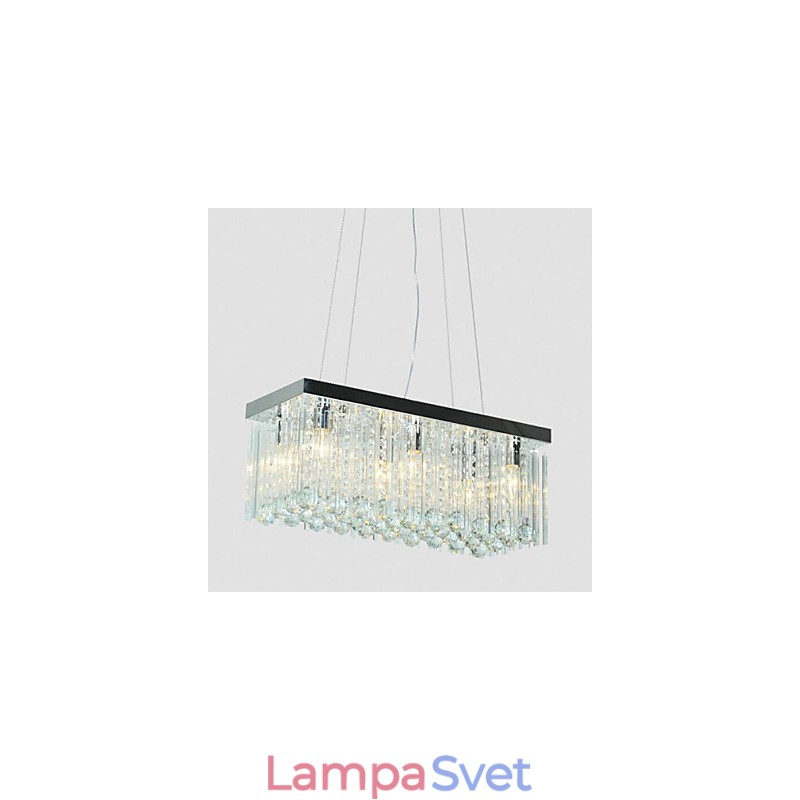 Moderný krištáľový krištáľový luster