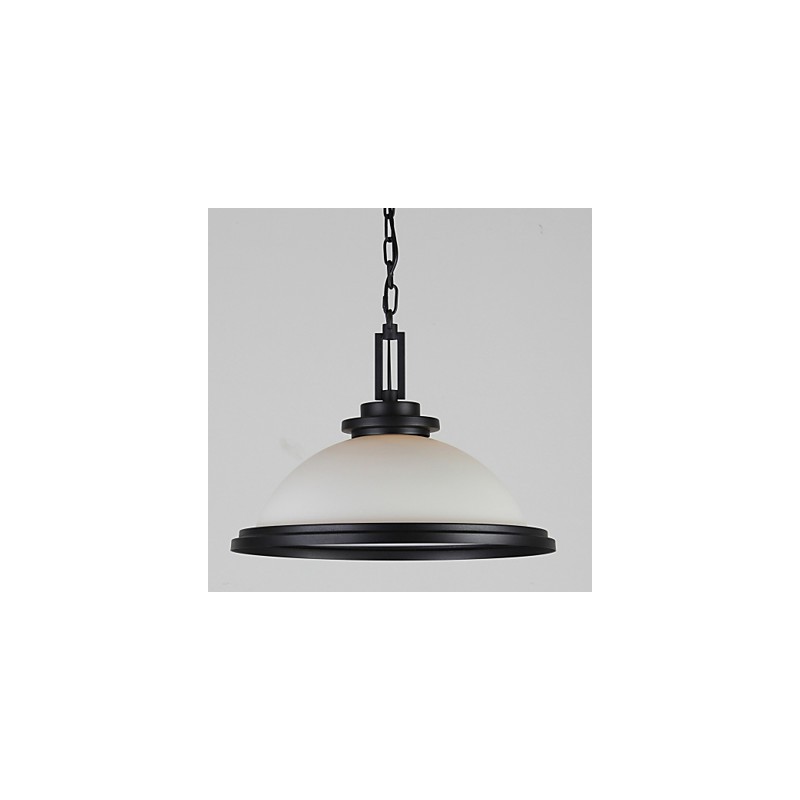 Závesné svetlá Rustic Lodge Metal Painting Black