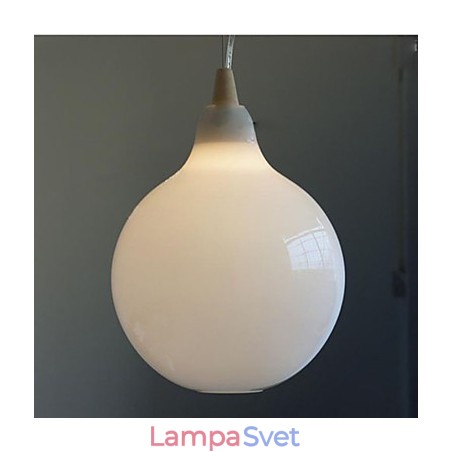 Fľaša z mliečneho bieleho skla Závesná lampa Natural Curve Fľaša z mliečneho bieleho skla Závesná lampa Natural Curve