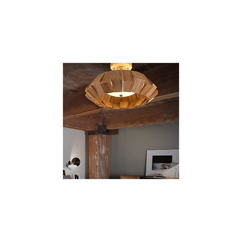 Moderný súčasný vidiecky mini štýl Iné drevené bambusové závesné svietidlo