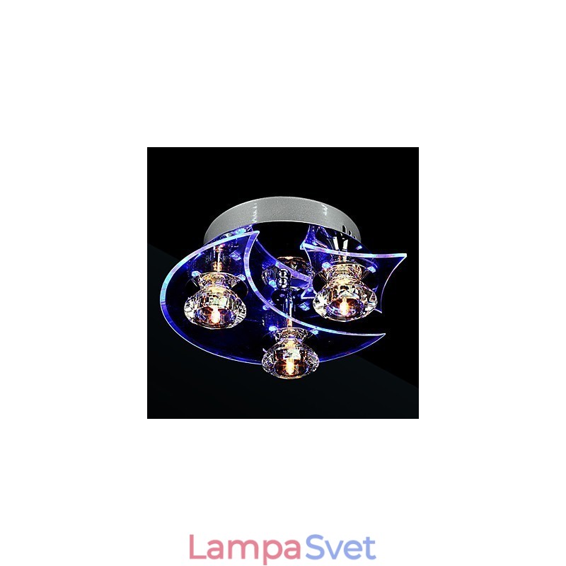 Luster Modern Crystal Living 3 svietidlá