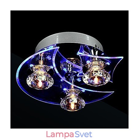 Luster Modern Crystal Living 3 svietidlá Luster Modern Crystal Living 3 svietidlá