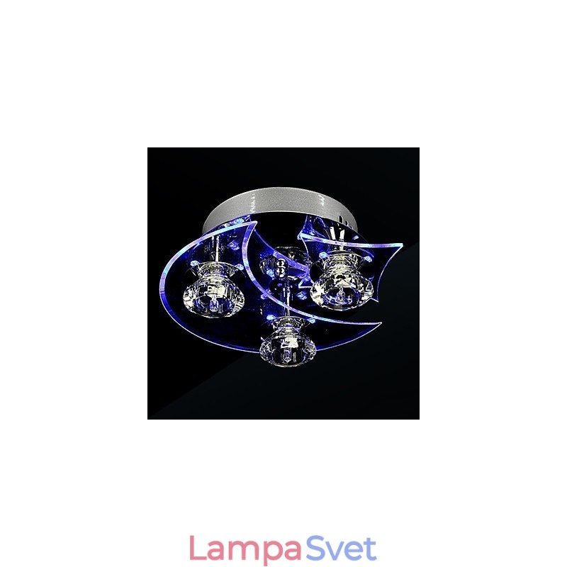 Luster Modern Crystal Living 3 svietidlá