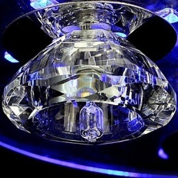 Luster Modern Crystal Living 3 svietidlá