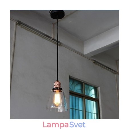 Minimalistický jedinečný retro sklenený luster Minimalistický jedinečný retro sklenený luster