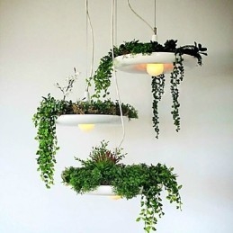 Hliníkové závesné svietidlo Nordic Creative Zmluvné lampy a lucerny Sky Garden Light Žiadna pôdna rastlina