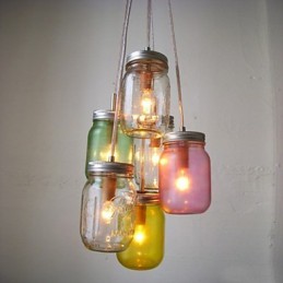 Kreatívna fľaša na želanie Sklenená lampa Sladké deti s tromi kvapkami