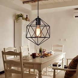 Geometric Line Diamantový kovaný luster Závesné svetlo Moderné súčasné