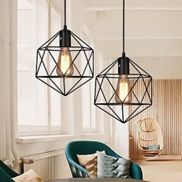 Geometric Line Diamantový kovaný luster Závesné svetlo Moderné súčasné