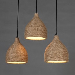 Vidiecke lofty obnovujúce starodávne spôsoby Konopné lano s jednou hlavou Malá kvapková lampa