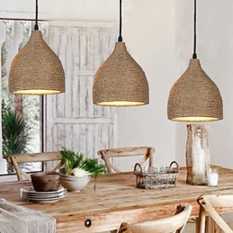 Vidiecke lofty obnovujúce starodávne spôsoby Konopné lano s jednou hlavou Malá kvapková lampa