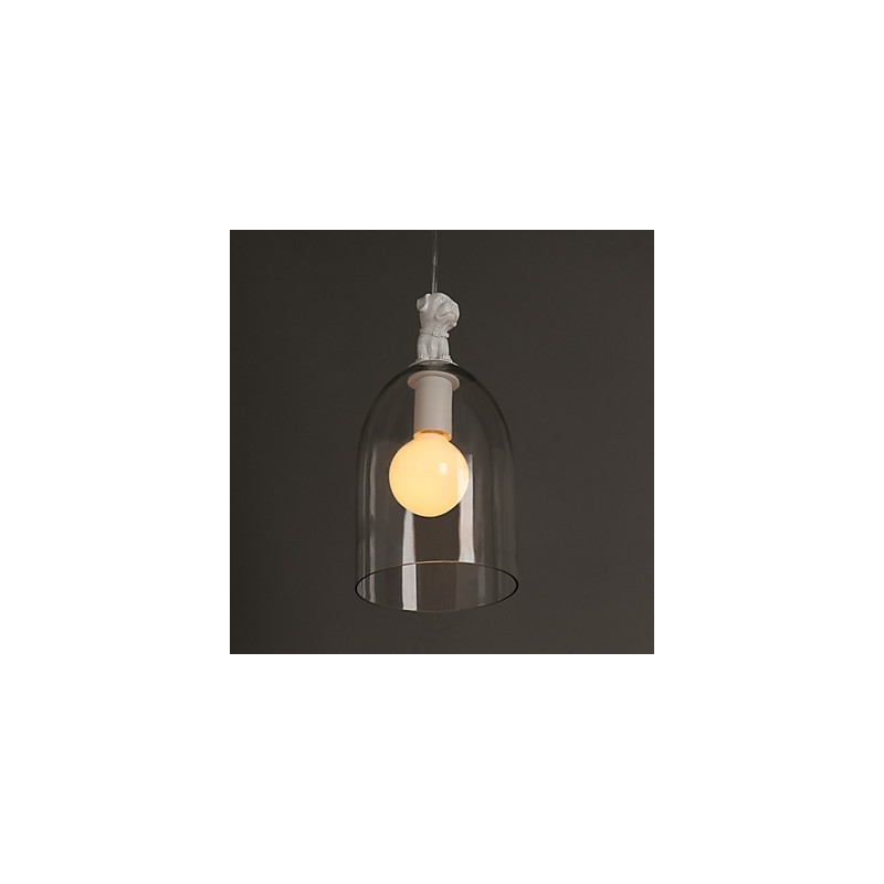Kreatívna malá lampa Droplight s kresleným psom Taipei Rural Glass Individuality