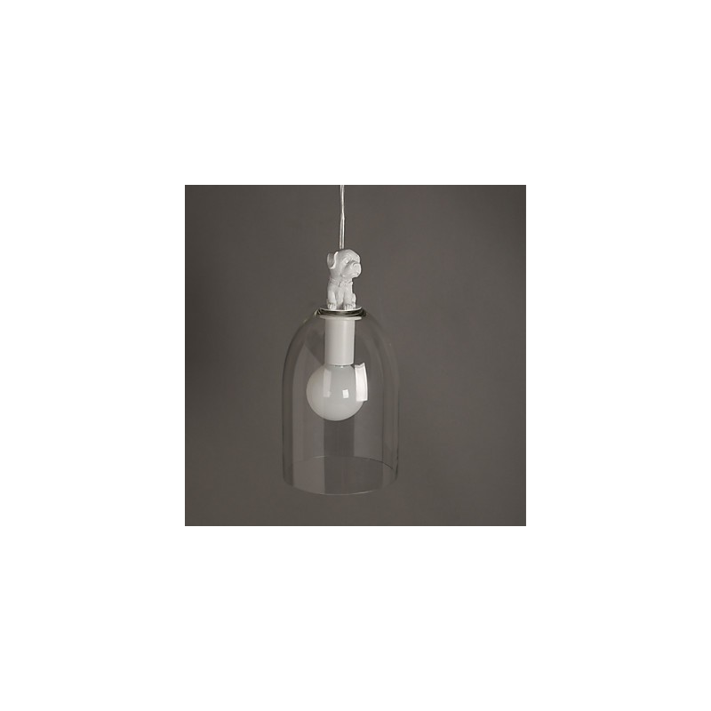 Kreatívna malá lampa Droplight s kresleným psom Taipei Rural Glass Individuality