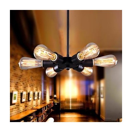 American Country Industrial Wind Six Head Droplight na ruské koleso American Country Industrial Wind Six Head Droplight na ruské koleso