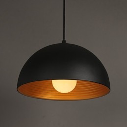 Kreatívna lampa Okrúhle komínové svietidlo Kované železné kované Postavy Luster Jedlá Čiernobiely