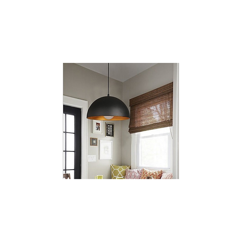 Kreatívna lampa Okrúhle komínové svietidlo Kované železné kované Postavy Luster Jedlá Čiernobiely