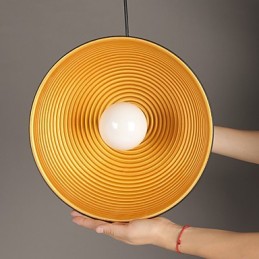Kreatívna lampa Okrúhle komínové svietidlo Kované železné kované Postavy Luster Jedlá Čiernobiely