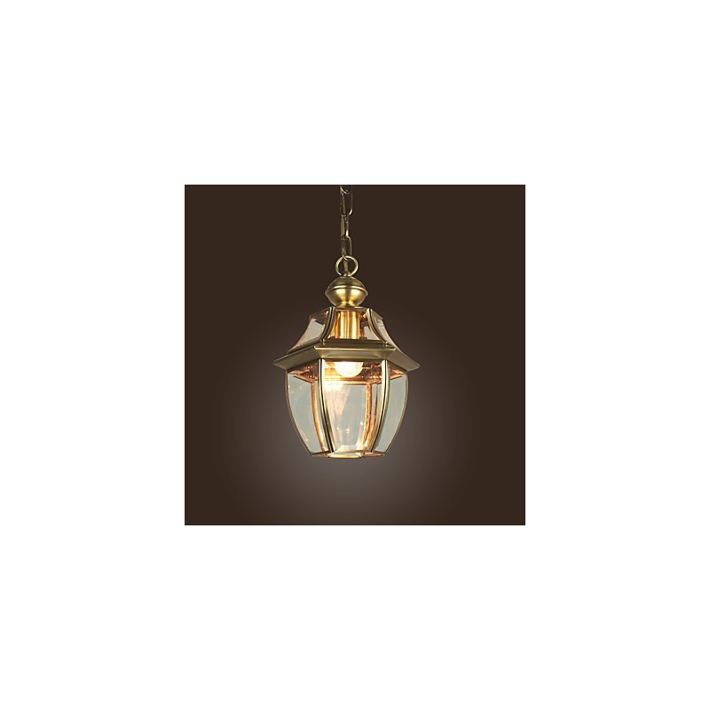 Tradičná klasická lampa v mini štýle galvanizované závesné svetlo