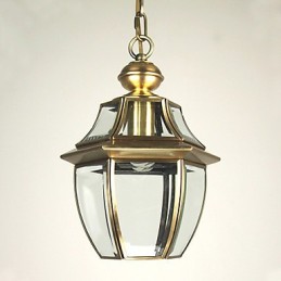 Tradičná klasická lampa v mini štýle galvanizované závesné svetlo