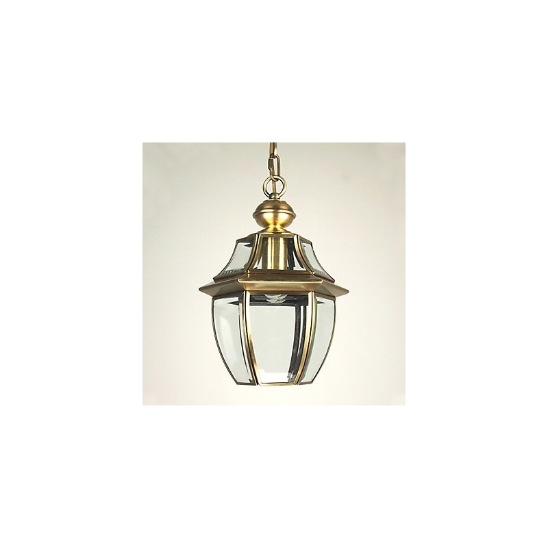 Tradičná klasická lampa v mini štýle galvanizované závesné svetlo