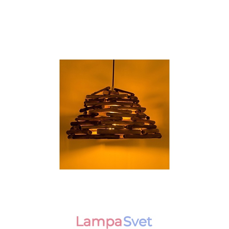 Retro klasické drevené stropné svietidlá Jednoduché závesné svietidlá Cafe závesné svietidlo