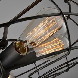 Lampa amerického vidieckeho priemyselného dizajnéra Prispôsobená lampa Európske retro ventilátorové stropné svietidlá