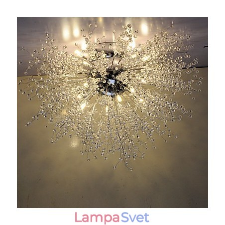 G4 Mitated Crystal Závesná lampa Light Stainless Steel Dia 90CM G4 Mitated Crystal Závesná lampa Light Stainless Steel Dia 90CM