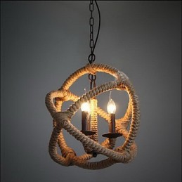Závesné svetlá Tradičné klasické rustikálne Lodge Vintage Retro Country Metal