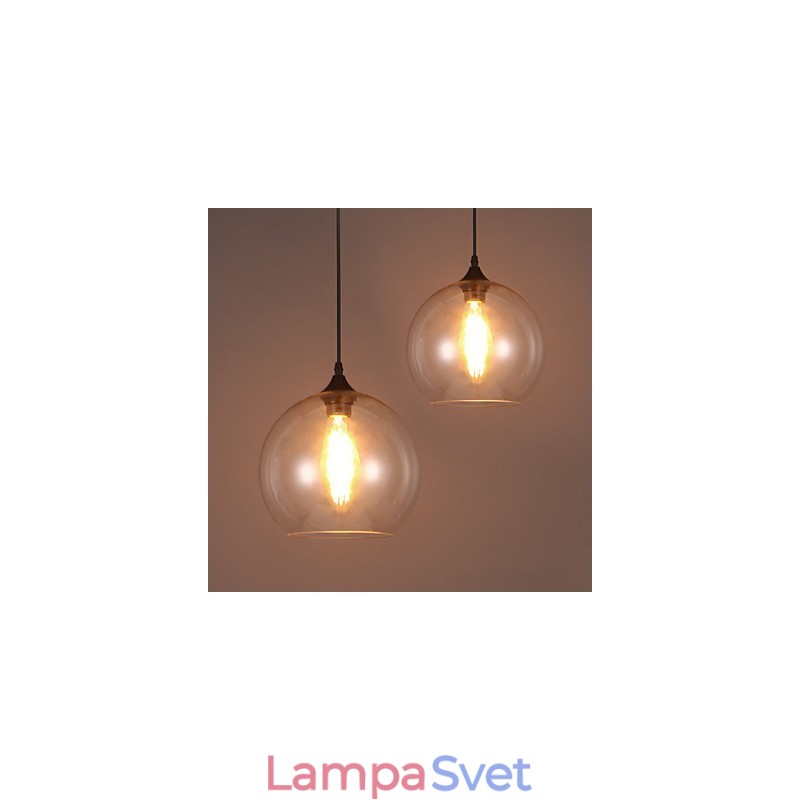 American Creative Nordic Contracted Rural Glass Ball Single Head Droplight Lanp
