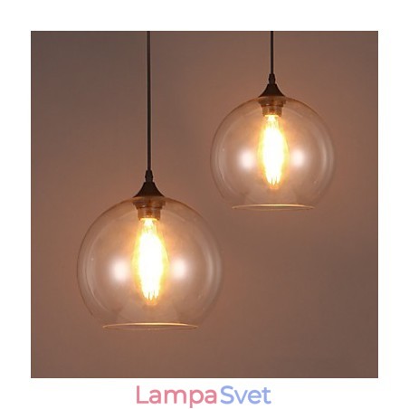 American Creative Nordic Contracted Rural Glass Ball Single Head Droplight Lanp American Creative Nordic Contracted Rural Glass Ball Single Head Droplight Lanp