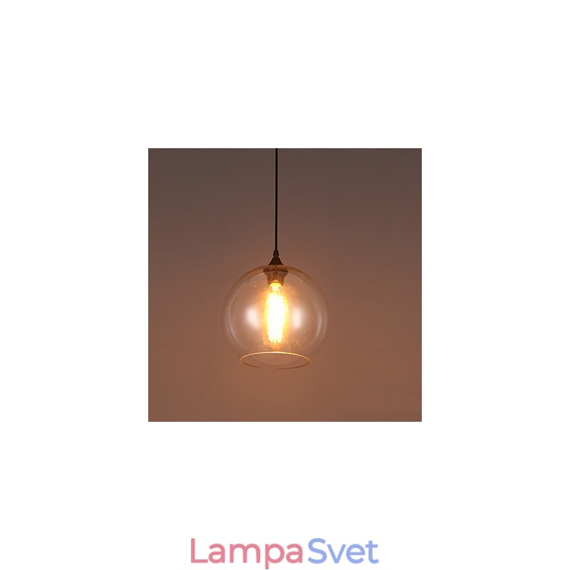 American Creative Nordic Contracted Rural Glass Ball Single Head Droplight Lanp