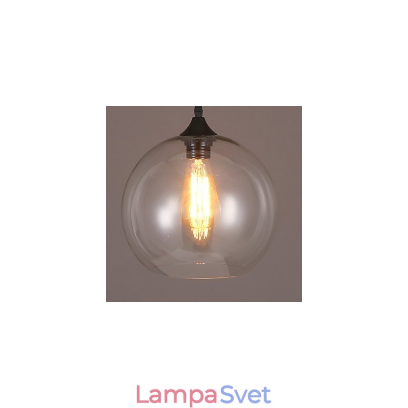 American Creative Nordic Contracted Rural Glass Ball Single Head Droplight Lanp