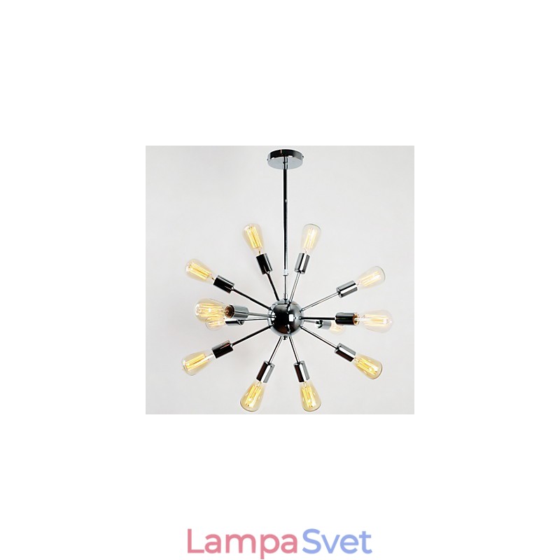 Galvanizovaný kovový luster