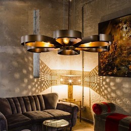 Retro klasické kovové stropné svietidlá Jednoduché závesné svietidlá Závesná kaviarenská lampa