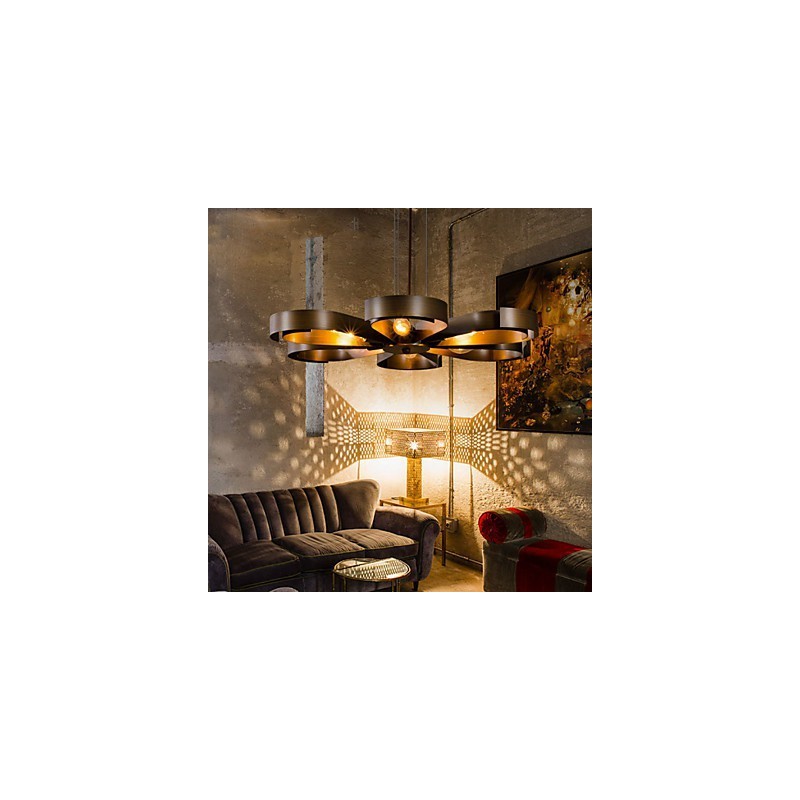 Retro klasické kovové stropné svietidlá Jednoduché závesné svietidlá Závesná kaviarenská lampa