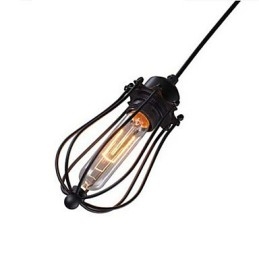 Maličké klietky droplight Edison jedál závesná lampa obnovy nt spôsoby svetla Luster kaviareň